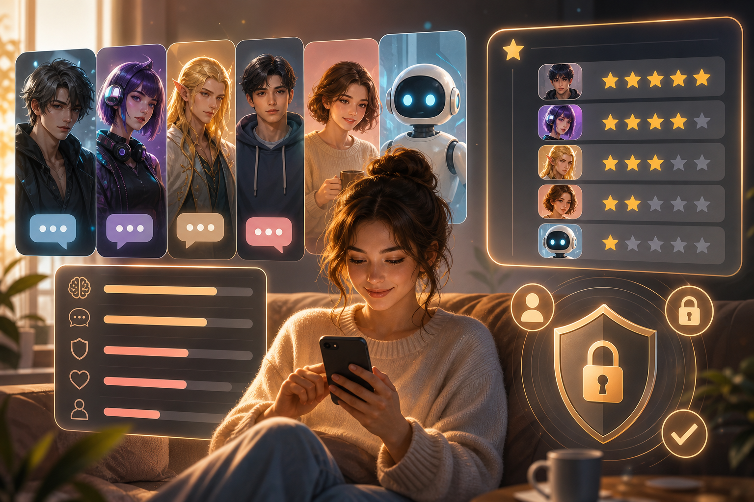 AI Character Chat Free Unlimited: Best Apps Ranked 2026 — illustration 1