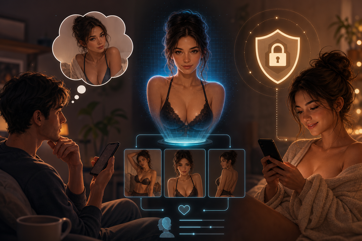 AI Girlfriend Nudes: What They Are and How They Work — illustration 1