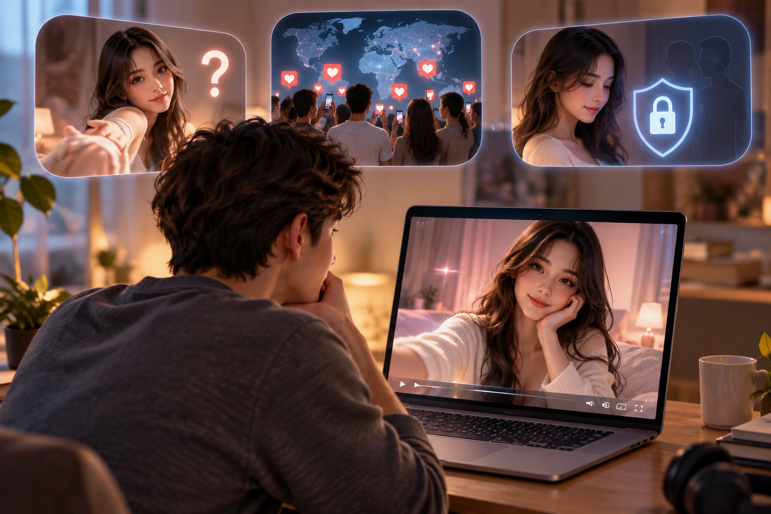 AI Girlfriend Video: What's Behind the Curiosity? — illustration 1