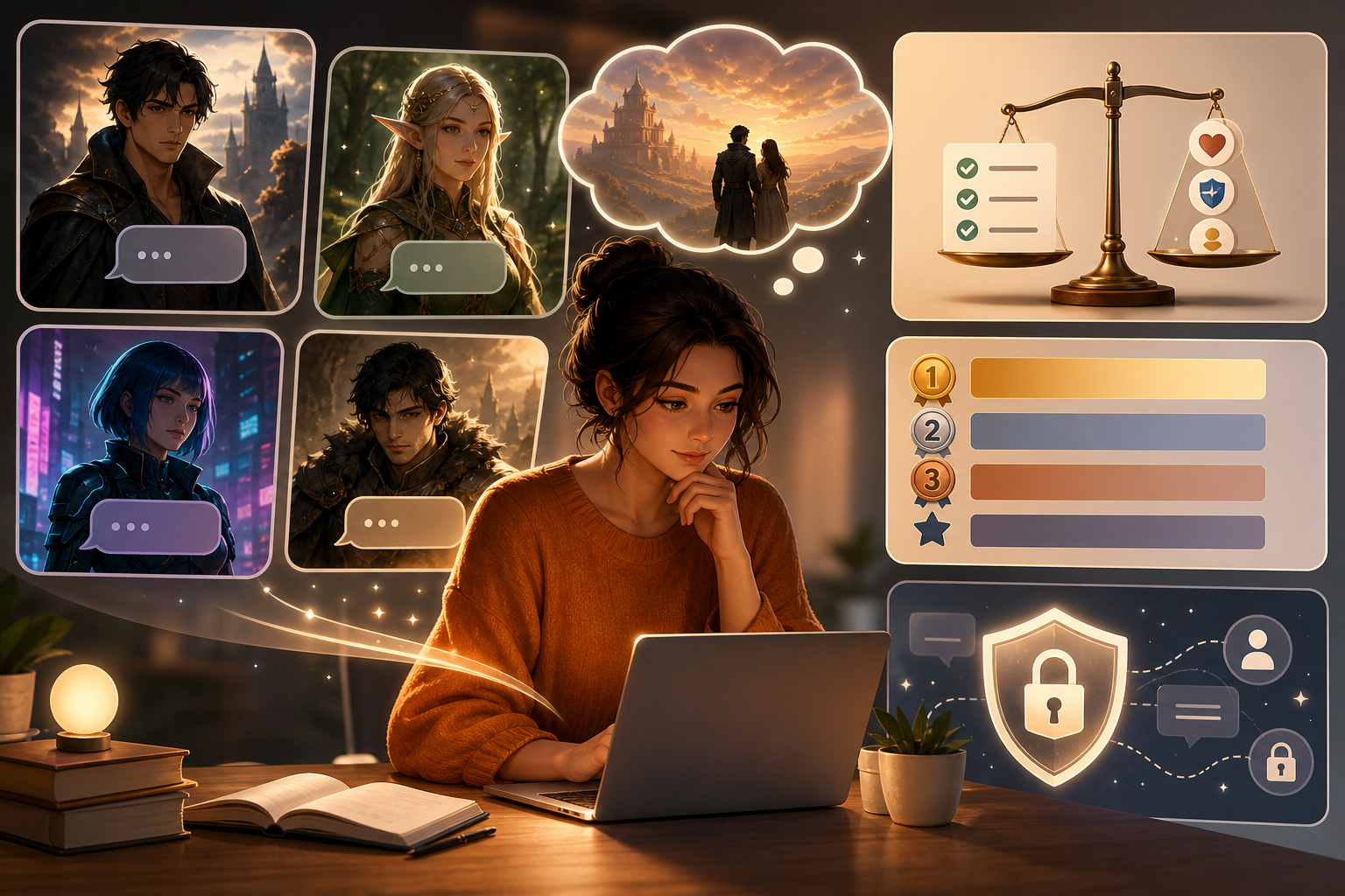 Best AI Roleplay Story Generator Alternatives in 2026 — illustration 1
