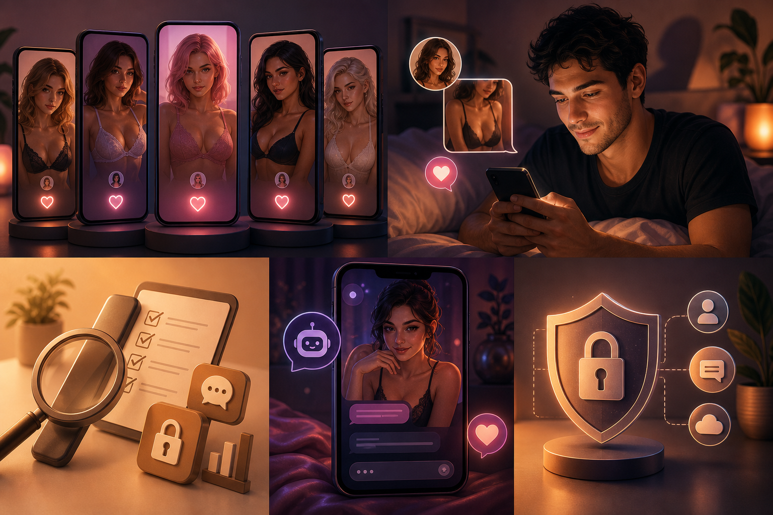 How we evaluated these sexting AI apps — Best Sexting AI Apps in 2026, Ranked and Compared