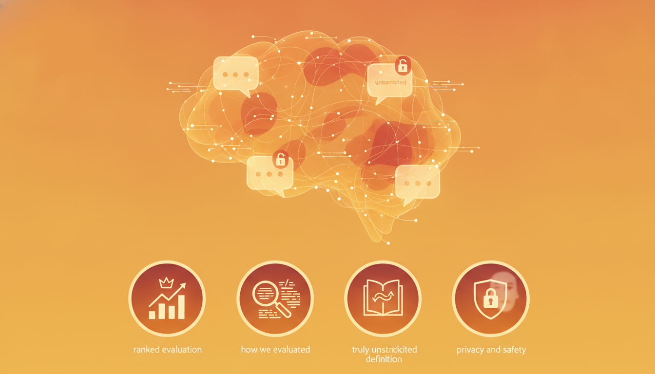 How we evaluated these unrestricted AI chat apps — Best Unrestricted AI Chat Apps in 2026